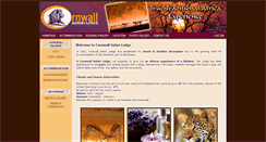 Desktop Screenshot of cornwallsafaris.co.za